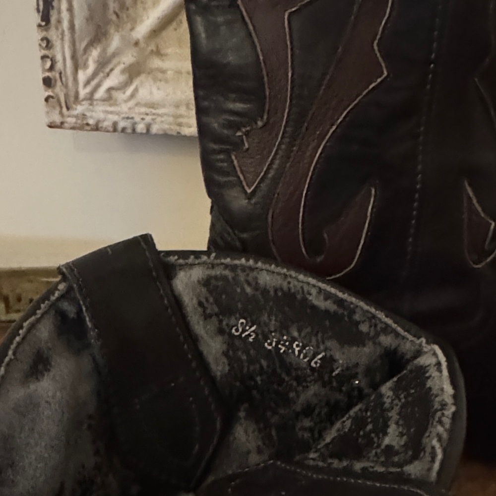 SEYCHELLES cowgirl boots. Made in Mexico real Vero Cucio Leather - Picture 9 of 9